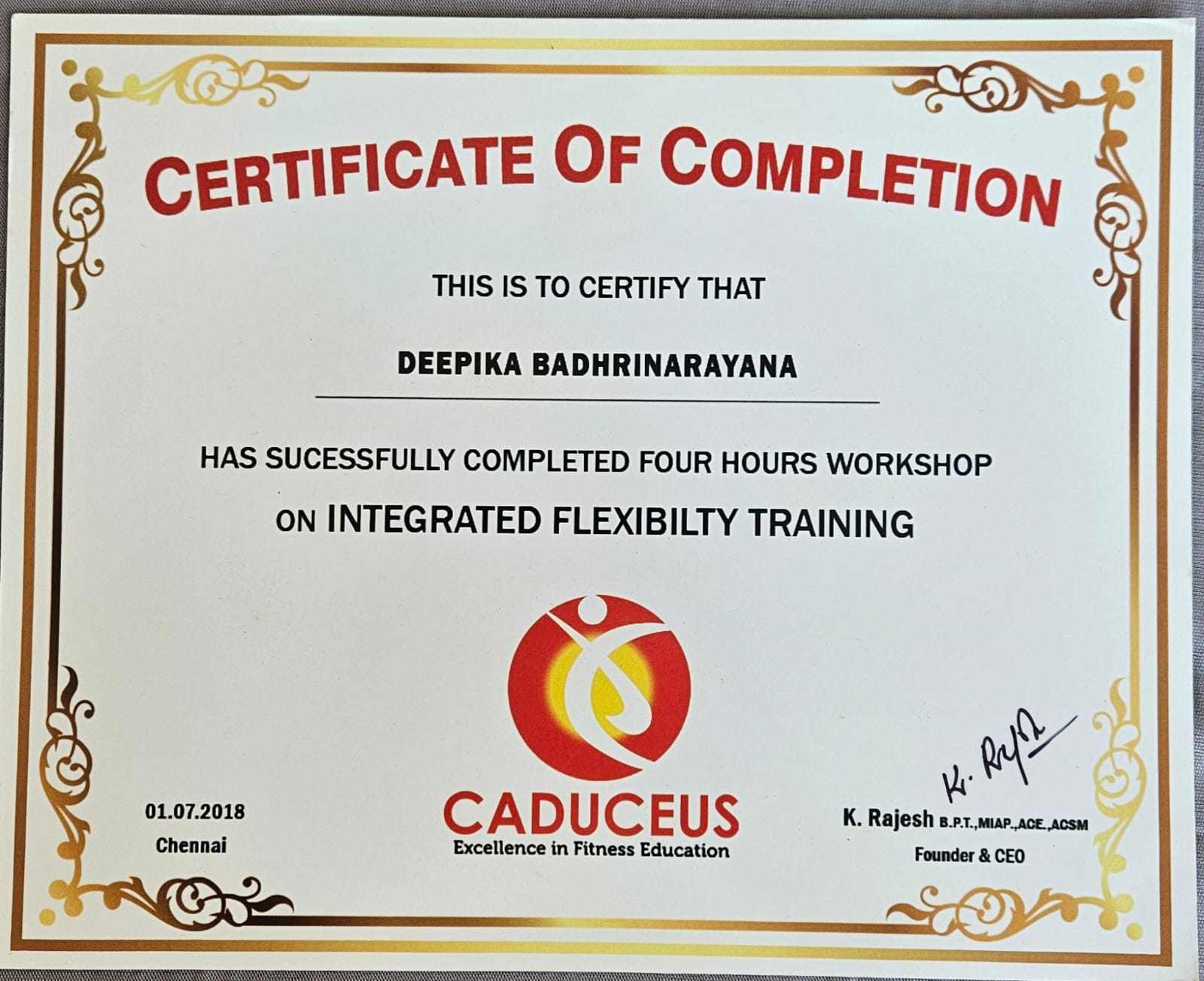 Certificate 6